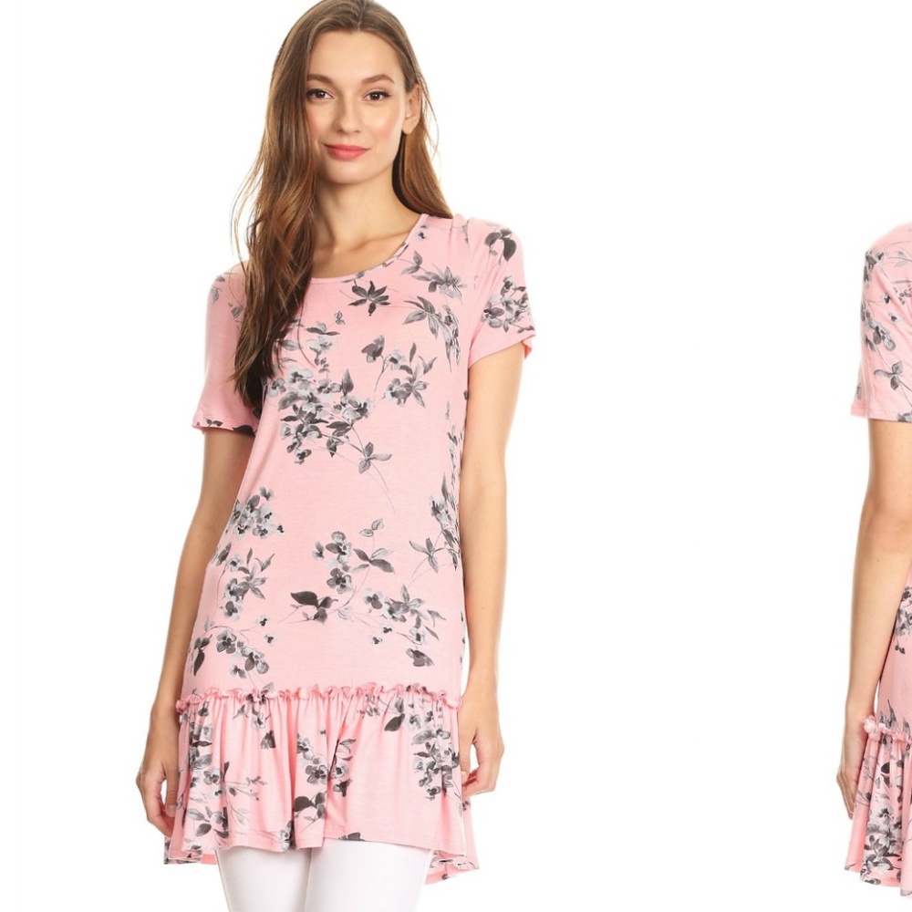 Pink Romantic Floral Top